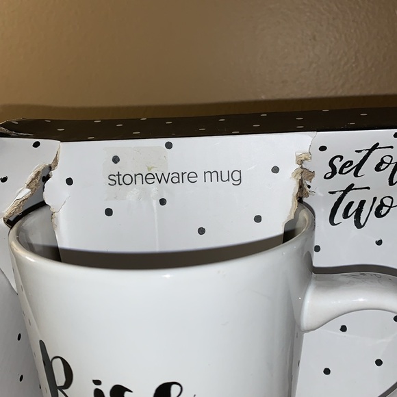 😎 HOME ESSENTIALS Gift Set: Rise & Shine Mug + Relax & Unwind Glass NIB - Picture 12 of 15